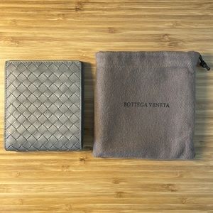 Bottega Veneta Bifold Wallet (Dark Cement)